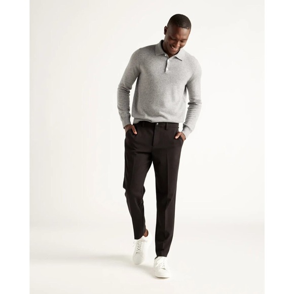 Quince Ultra Stretch 24/7 Smart Chino Black - Picture 2 of 5